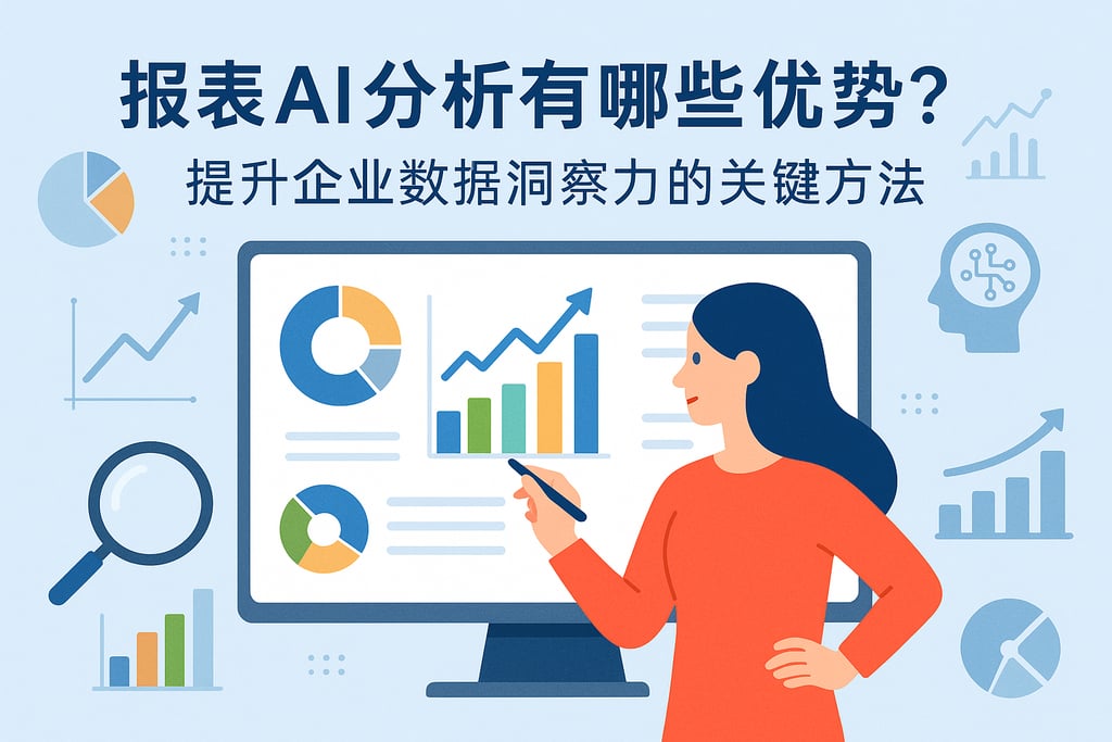 报表ai分析有哪些优势？提升企业数据洞察力的关键方法