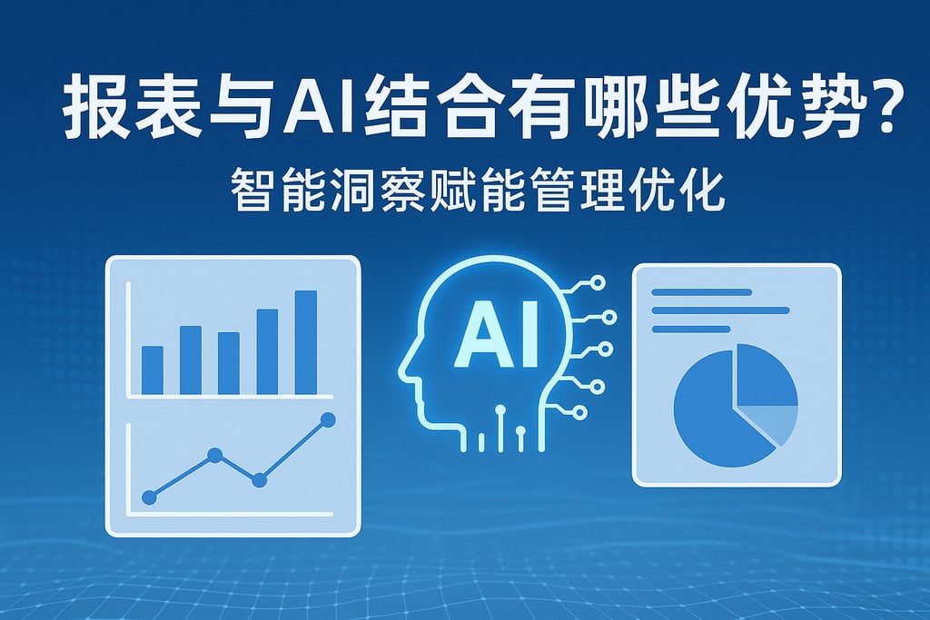 报表与AI结合有哪些优势？智能洞察赋能管理优化