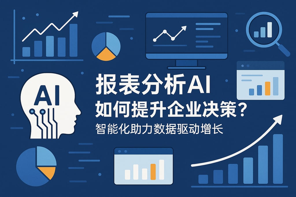 报表分析AI如何提升企业决策？智能化助力数据驱动增长