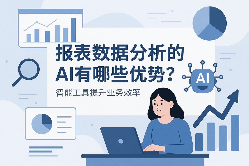报表数据分析的AI有哪些优势？智能工具提升业务效率