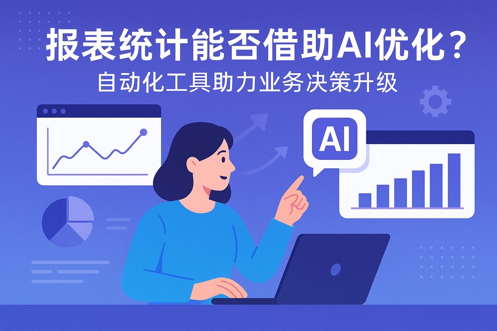 报表统计能否借助AI优化？自动化工具助力业务决策升级