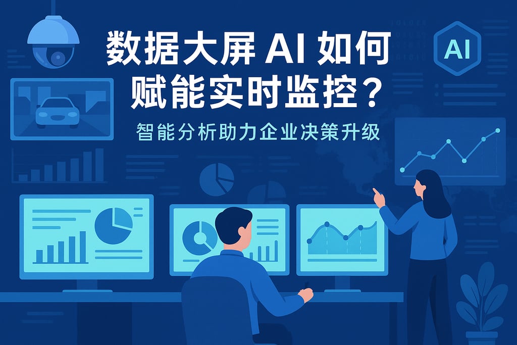 数据大屏ai如何赋能实时监控？智能分析助力企业决策升级