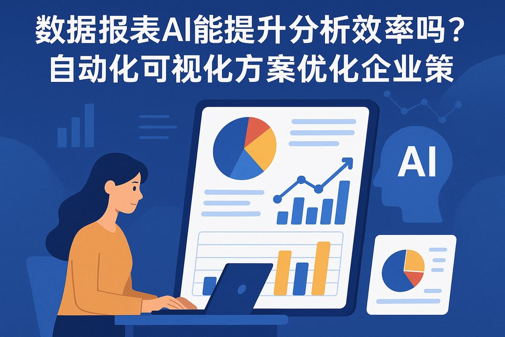 数据报表AI能提升分析效率吗？自动化可视化方案优化企业决策
