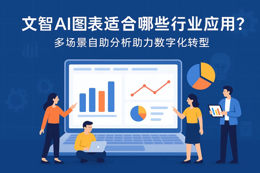 文智ai图表适合哪些行业应用？多场景自助分析助力数字化转型
