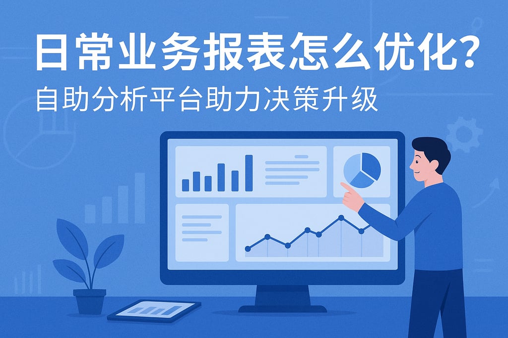 日常业务报表怎么优化？自助分析平台助力决策升级