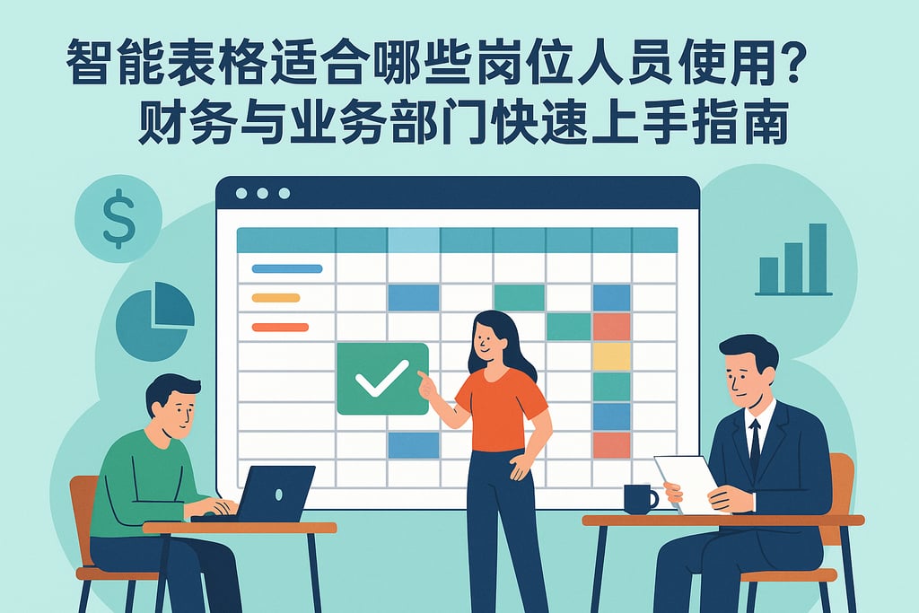 智能表格适合哪些岗位人员使用？财务与业务部门快速上手指南