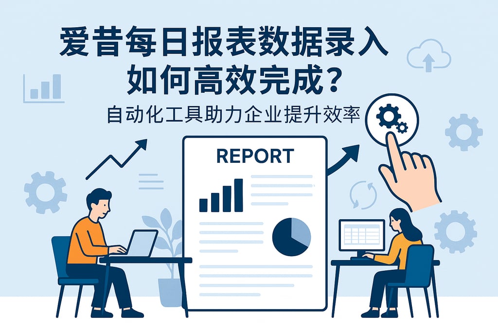 爱昔每日报表数据录入如何高效完成？自动化工具助力企业提升效率