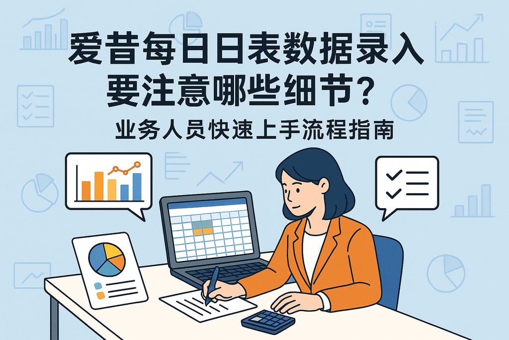爱昔每日报表数据录入要注意哪些细节？业务人员快速上手流程指南