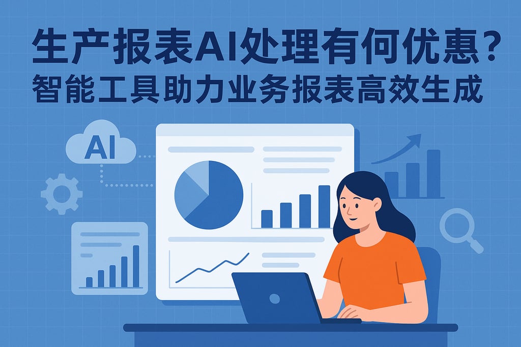 生产报表AI处理有何优势？智能工具助力业务报表高效生成