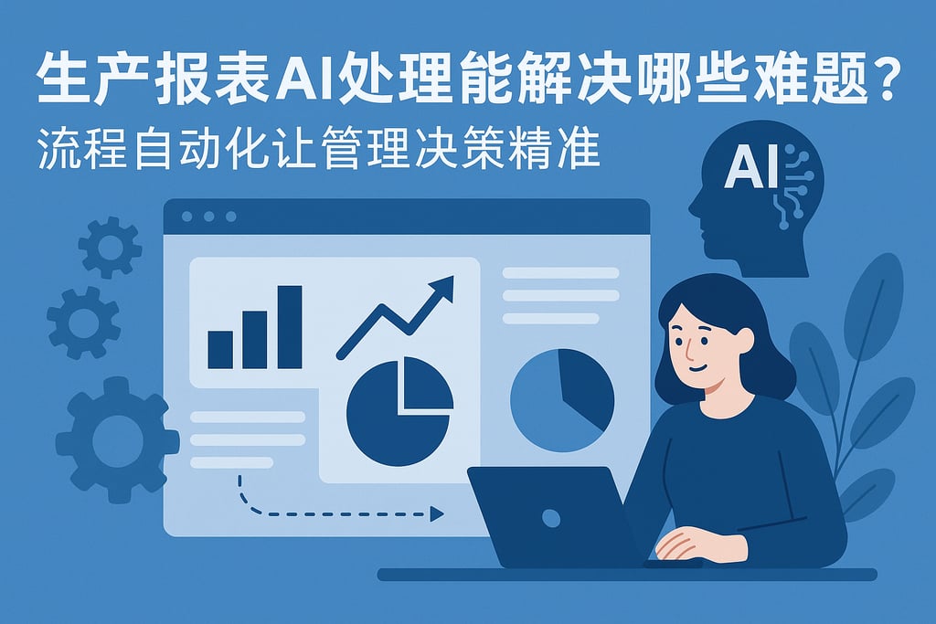 生产报表AI处理能解决哪些难题？流程自动化让管理决策精准
