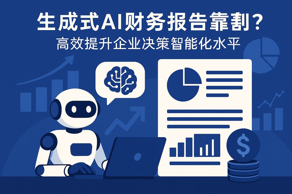 生成式AI财务报告靠谱吗？高效提升企业决策智能化水平