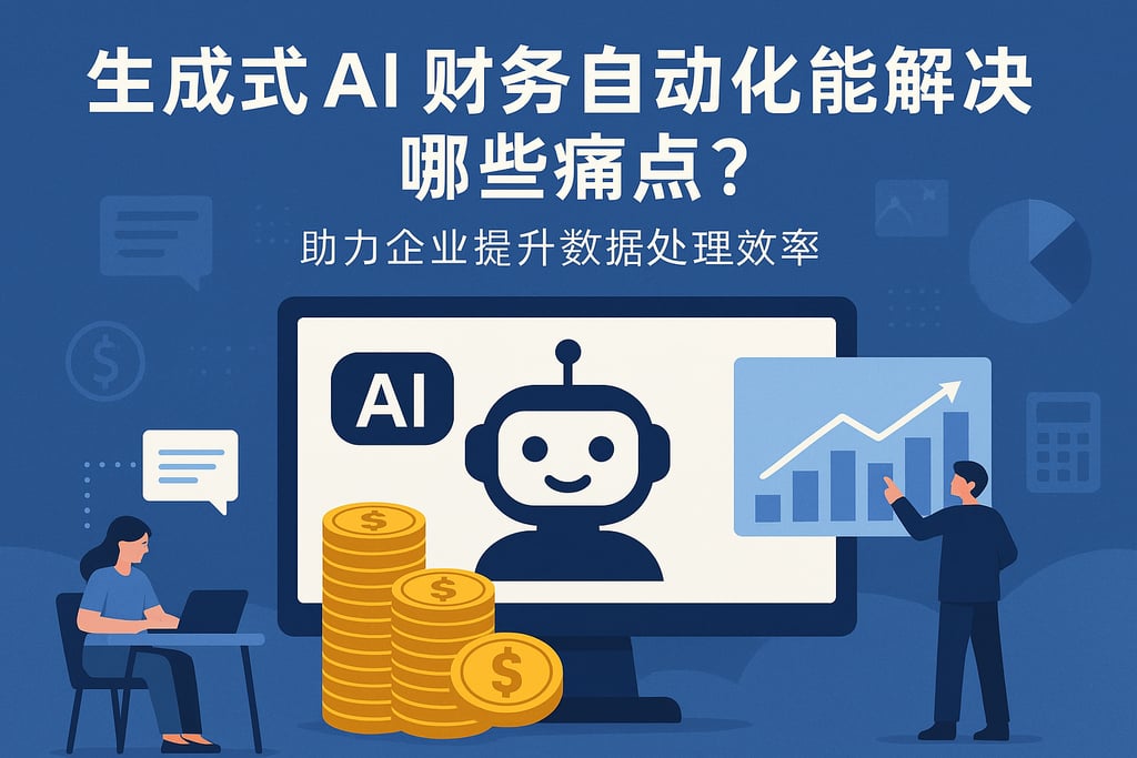 生成式AI财务自动化能解决哪些痛点？助力企业提升数据处理效率