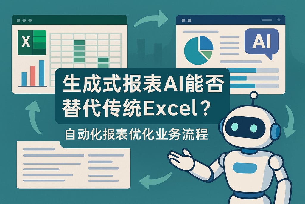 生成式报表ai能否替代传统Excel？自动化报表优化业务流程