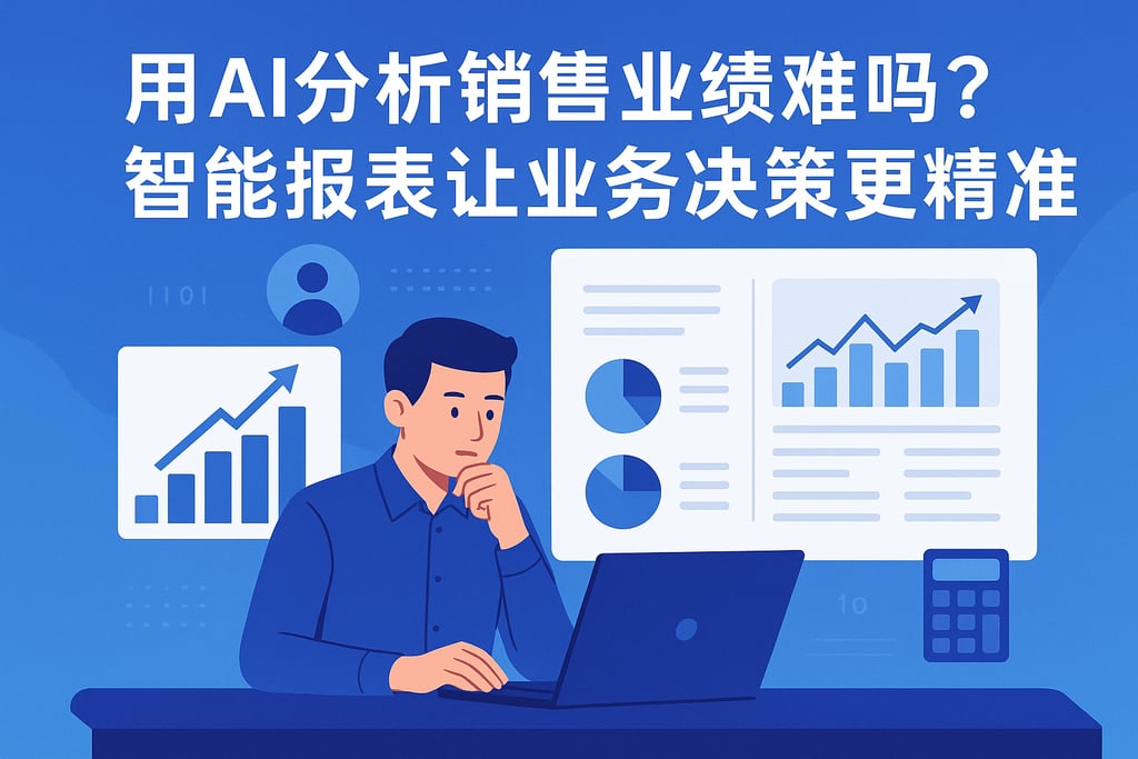 用AI分析销售业绩难吗？智能报表让业务决策更精准