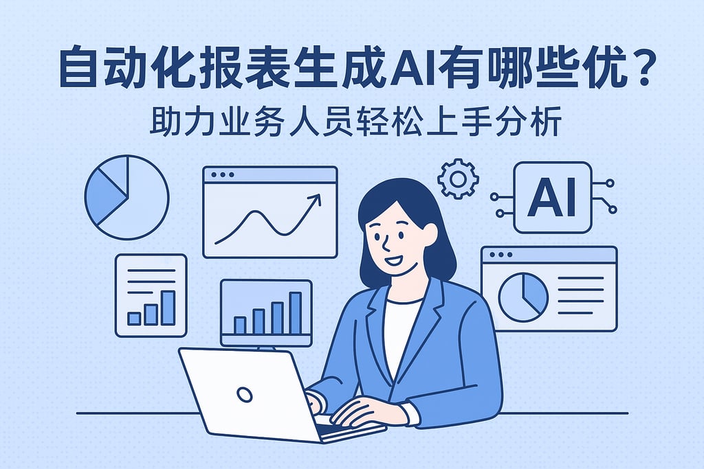 自动化报表生成AI有哪些优势？助力业务人员轻松上手分析