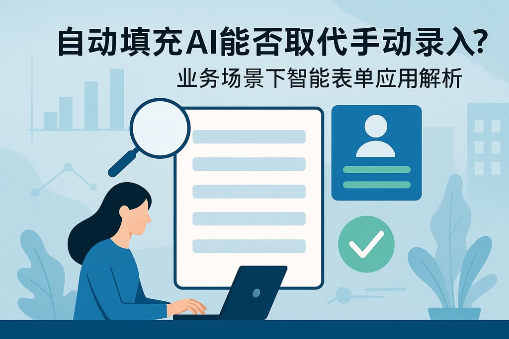 自动填充AI能否取代手动录入？业务场景下智能表单应用解析