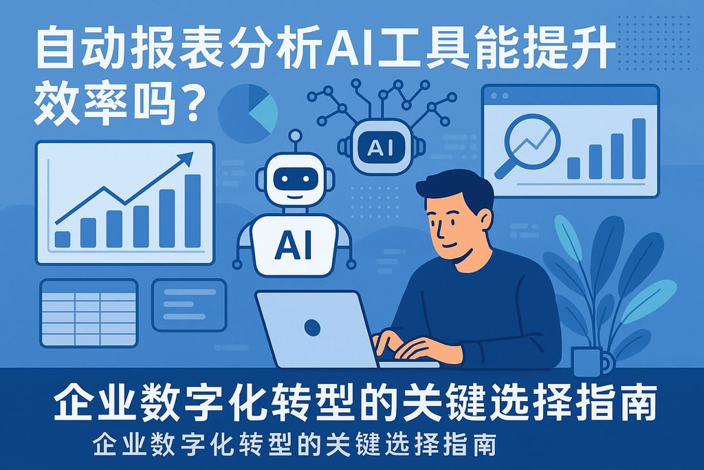 自动报表分析AI工具能提升效率吗？企业数字化转型的关键选择指南