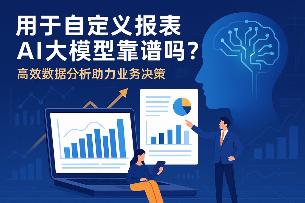 自定义报表用AI大模型靠谱吗？高效数据分析助力业务决策