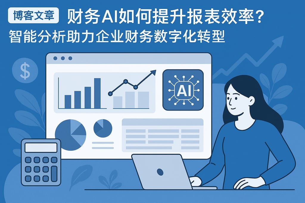 财务AI如何提升报表效率？智能分析助力企业财务数字化转型