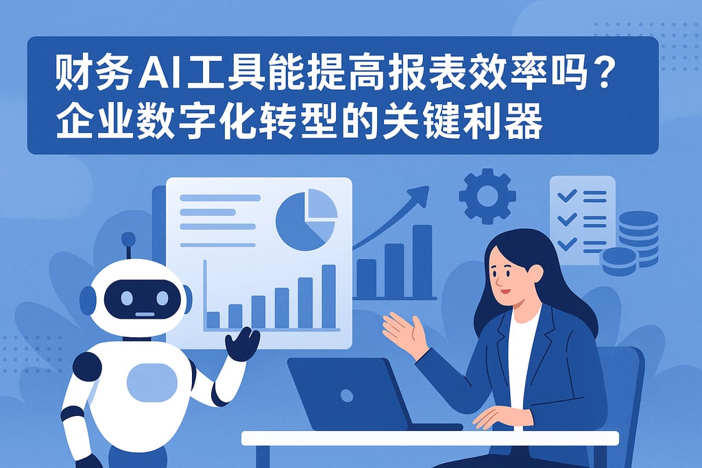 财务AI工具能提高报表效率吗？企业数字化转型的关键利器