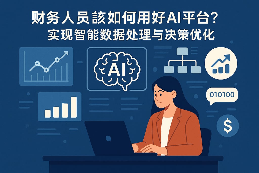 财务人员该如何用好AI平台？实现智能数据处理与决策优化