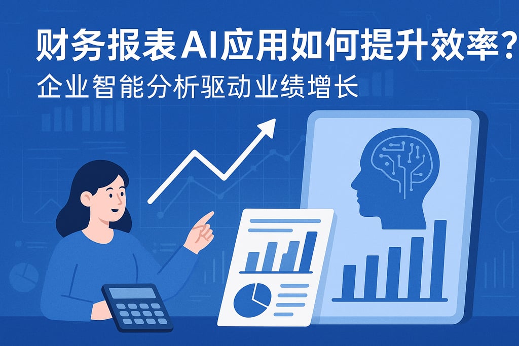 财务报表AI应用如何提升效率？企业智能分析驱动业绩增长