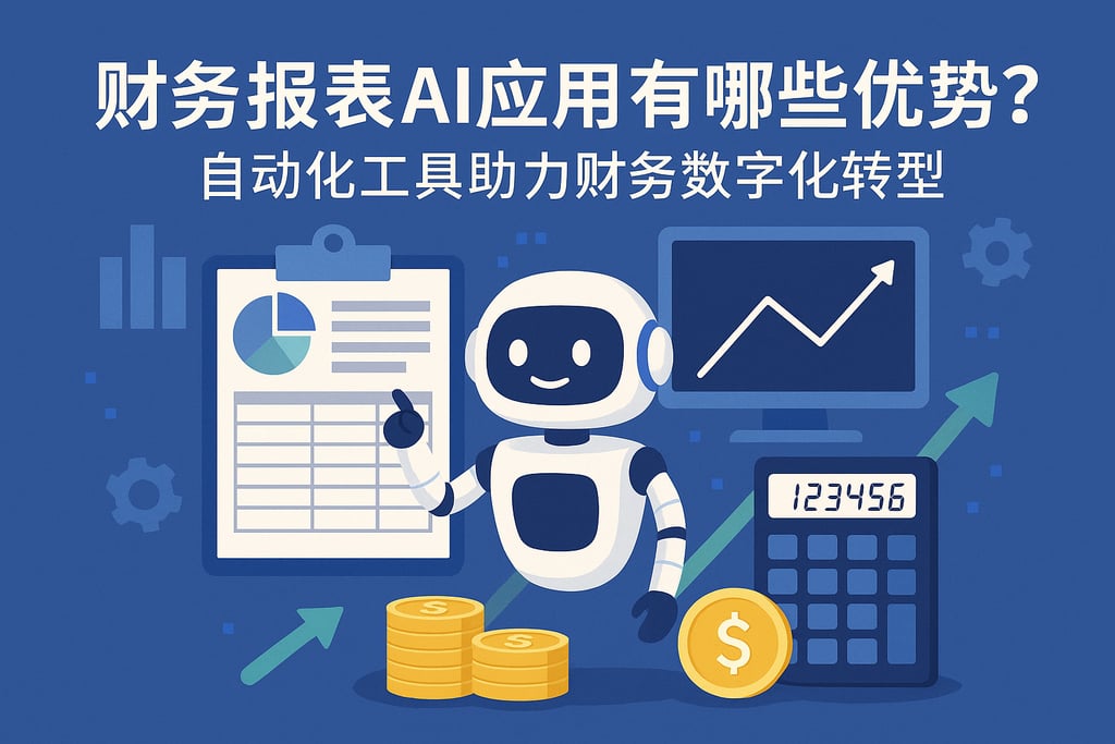 财务报表AI应用有哪些优势？自动化工具助力财务数字化转型