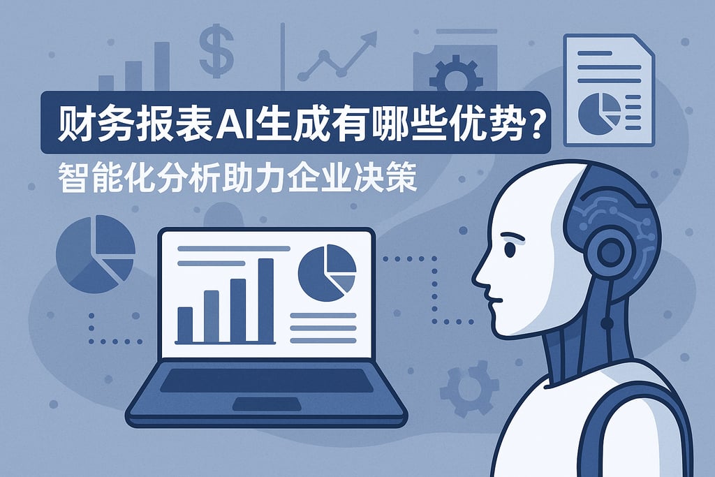 财务报表AI生成有哪些优势？智能化分析助力企业决策