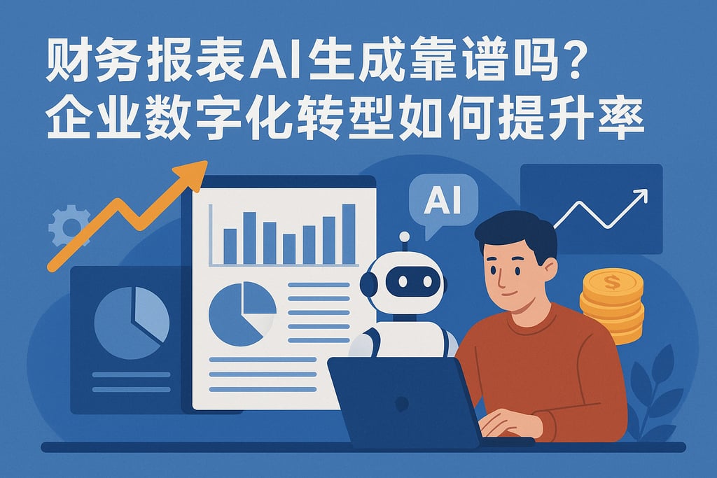 财务报表AI生成靠谱吗？企业数字化转型如何提升效率
