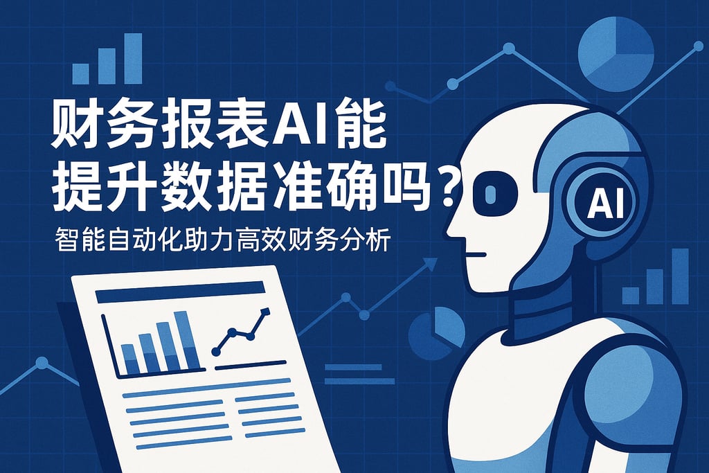 财务报表AI能提升数据准确吗？智能自动化助力高效财务分析