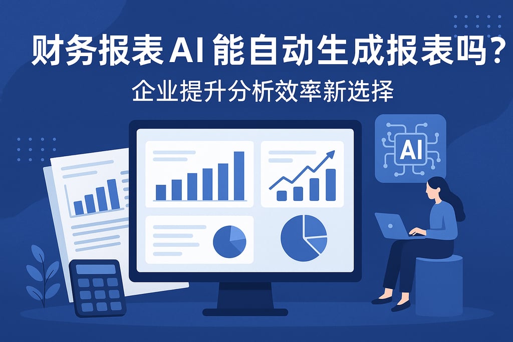 财务报表AI能自动生成报表吗？企业提升分析效率新选择