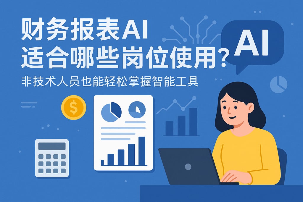 财务报表AI适合哪些岗位使用？非技术人员也能轻松掌握智能工具