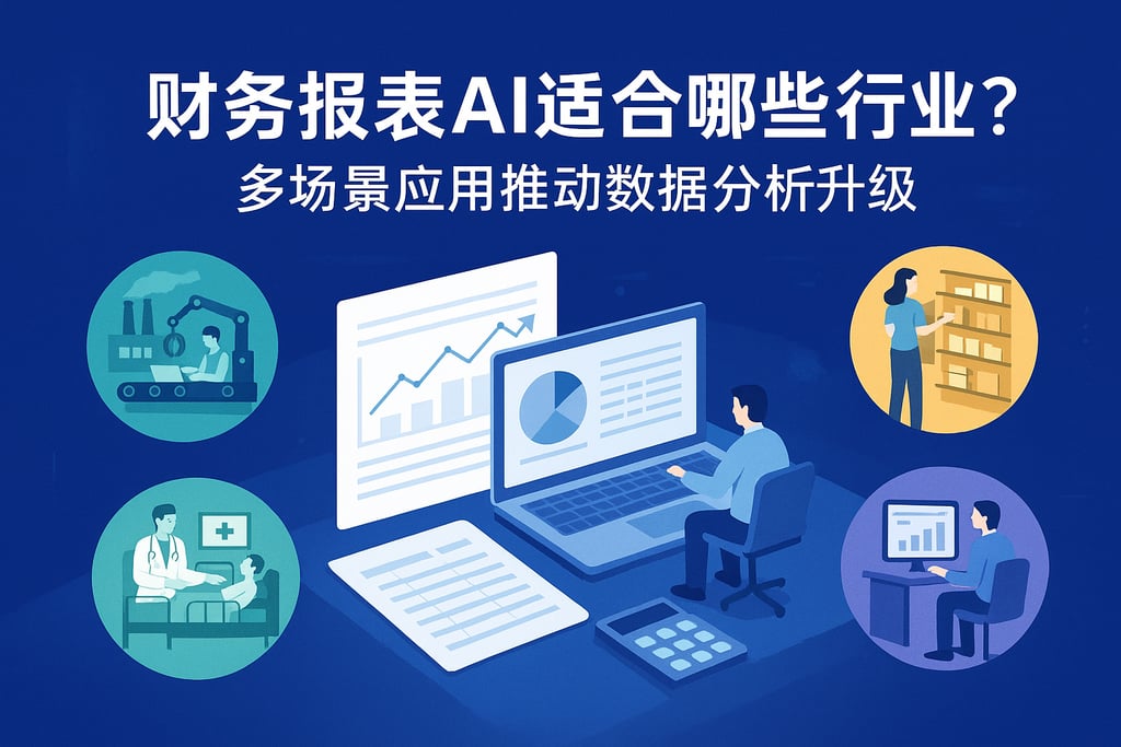 财务报表AI适合哪些行业？多场景应用推动数据分析升级