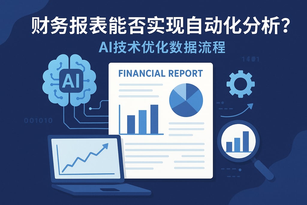 财务报表能否实现自动化分析？AI技术优化数据流程