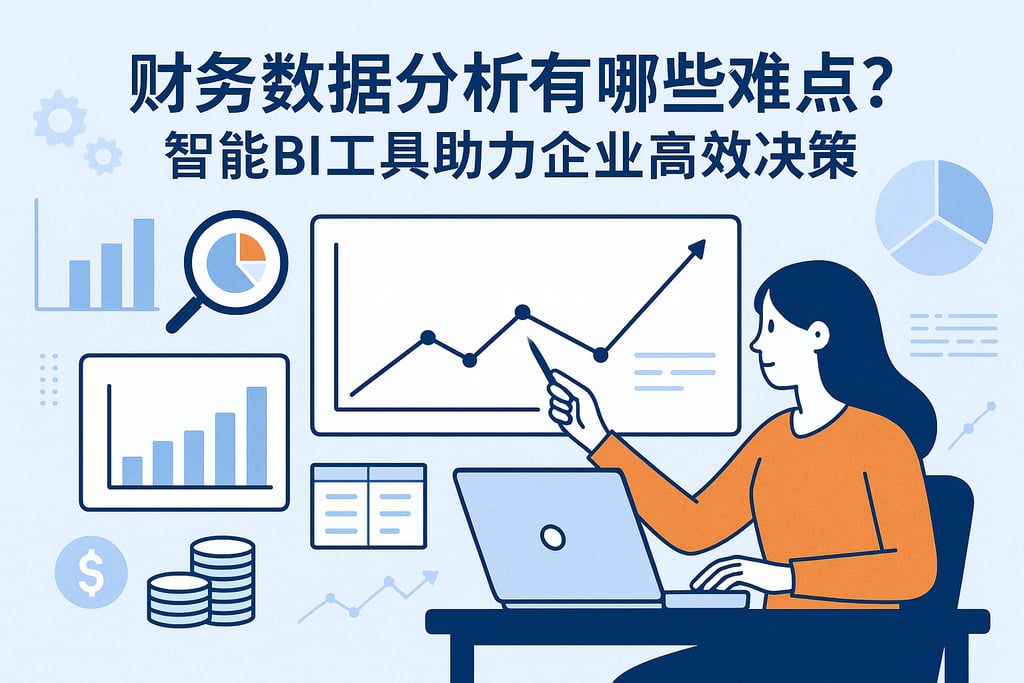 财务数据分析有哪些难点？智能BI工具助力企业高效决策