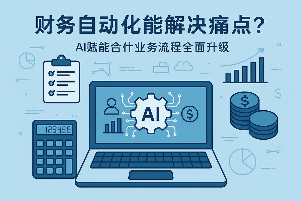 财务自动化能解决哪些痛点？AI赋能会计业务流程全面升级
