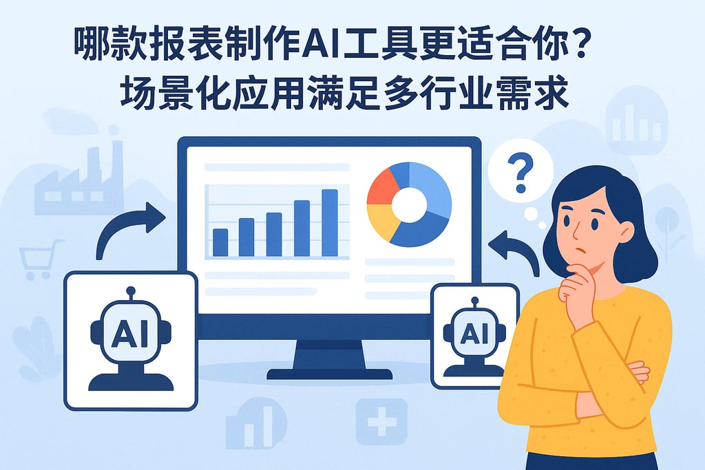 选择哪款报表制作AI工具更适合你？场景化应用满足多行业需求