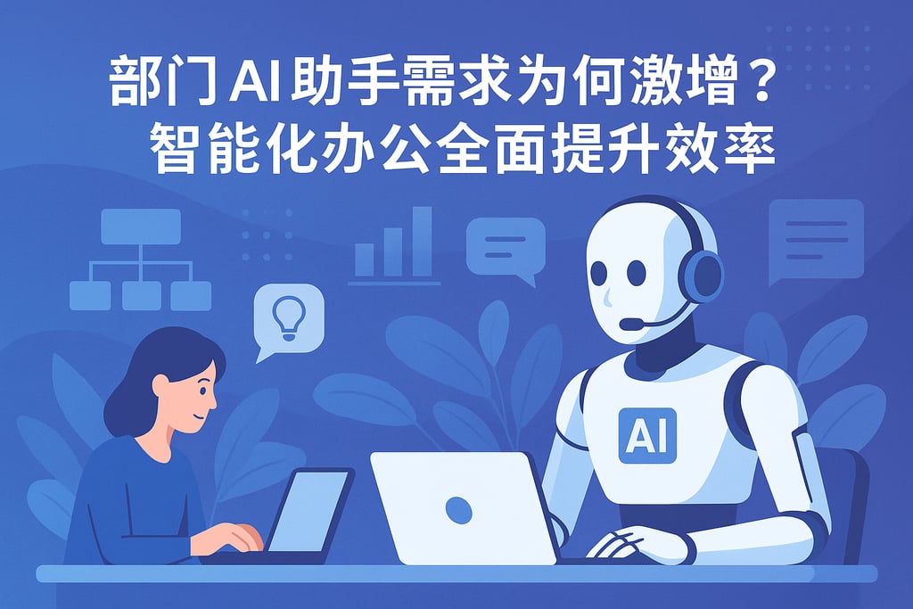 部门AI助手需求为何激增？智能化办公全面提升效率