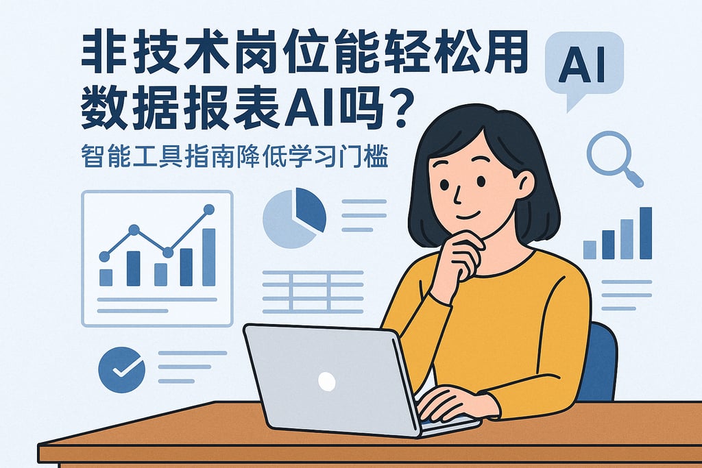 非技术岗位能轻松用数据报表AI吗？智能工具指南降低学习门槛