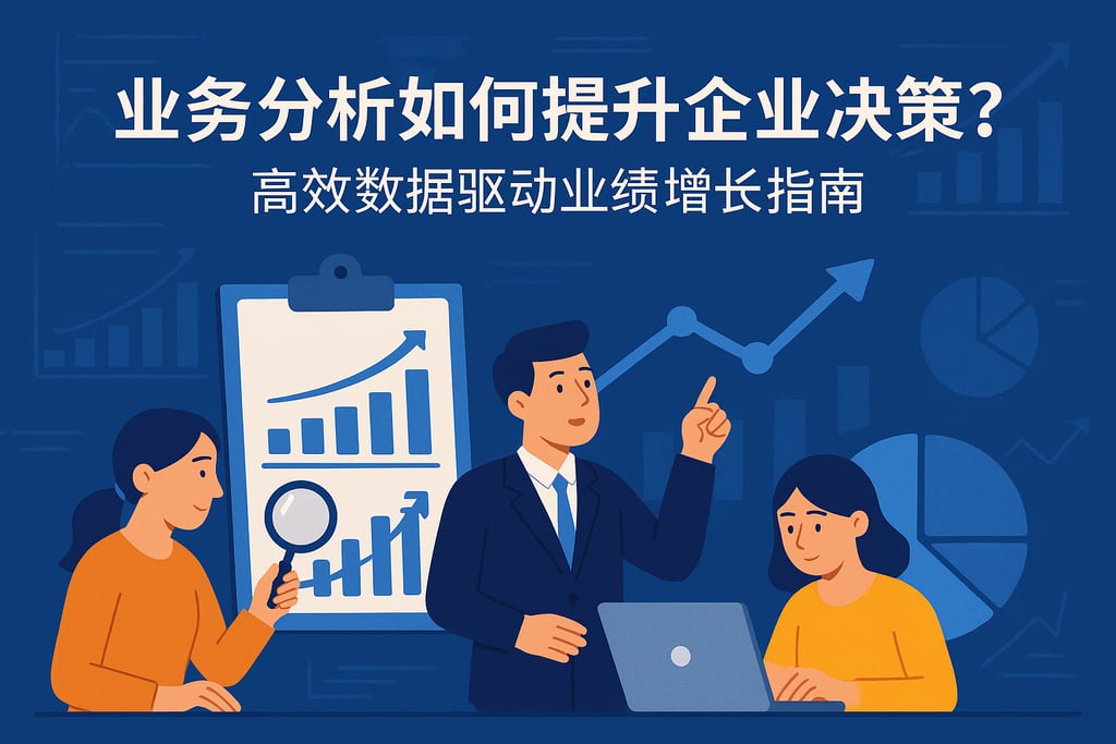 业务分析如何提升企业决策？高效数据驱动业绩增长指南