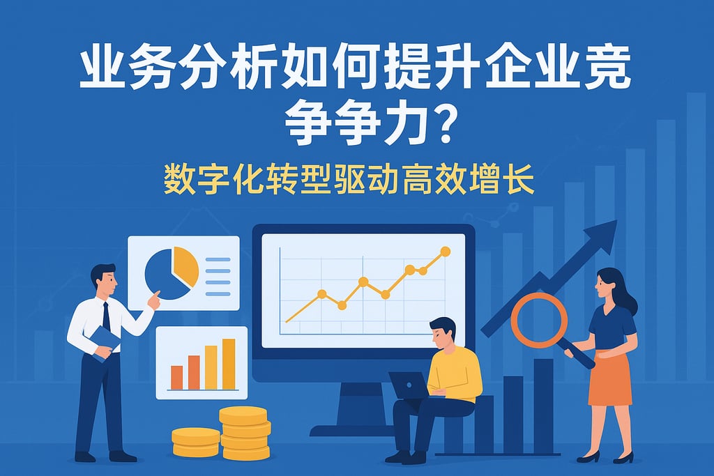 业务分析如何提升企业竞争力？数字化转型驱动高效增长