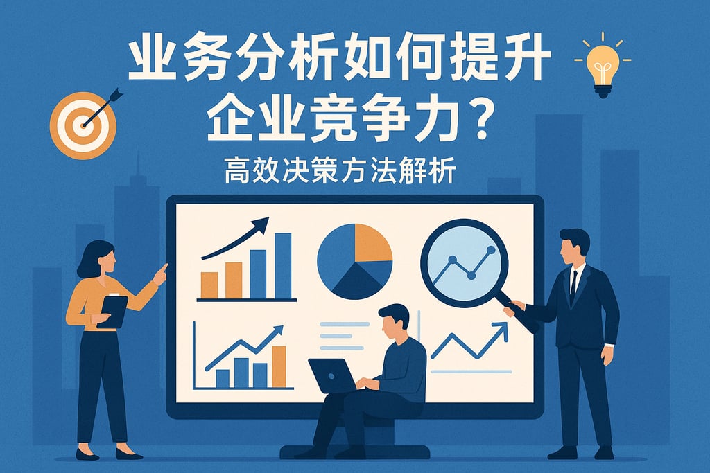 业务分析如何提升企业竞争力？高效决策方法解析