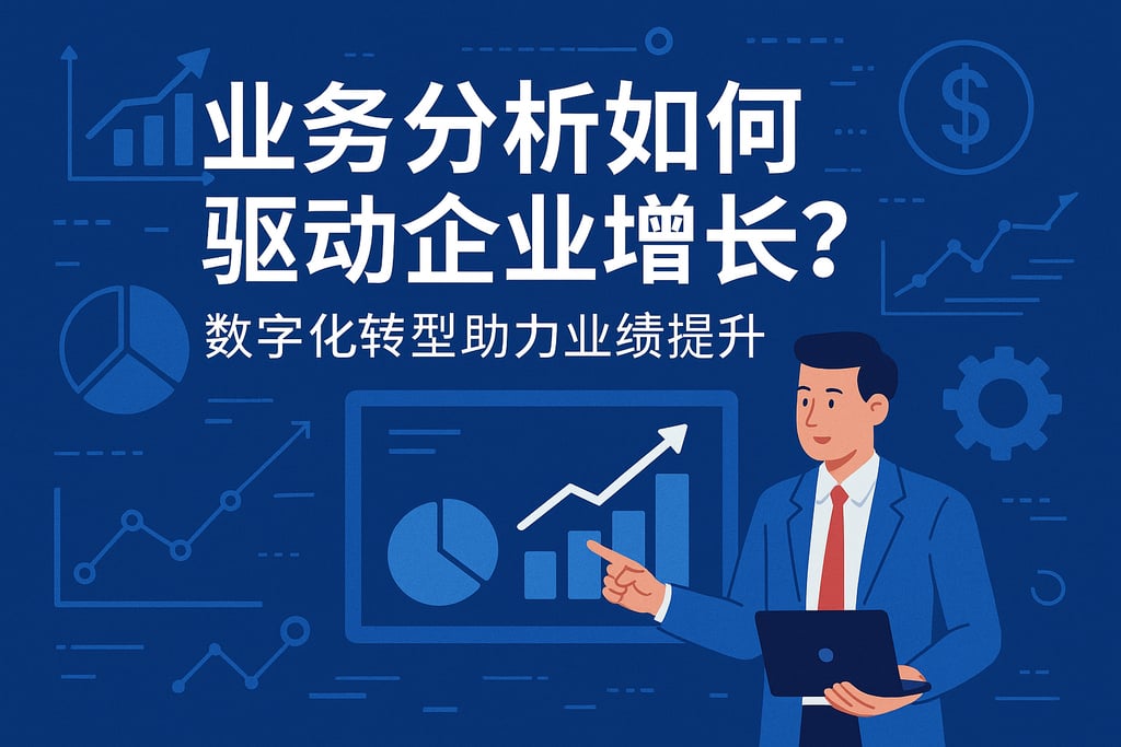 业务分析如何驱动企业增长？数字化转型助力业绩提升