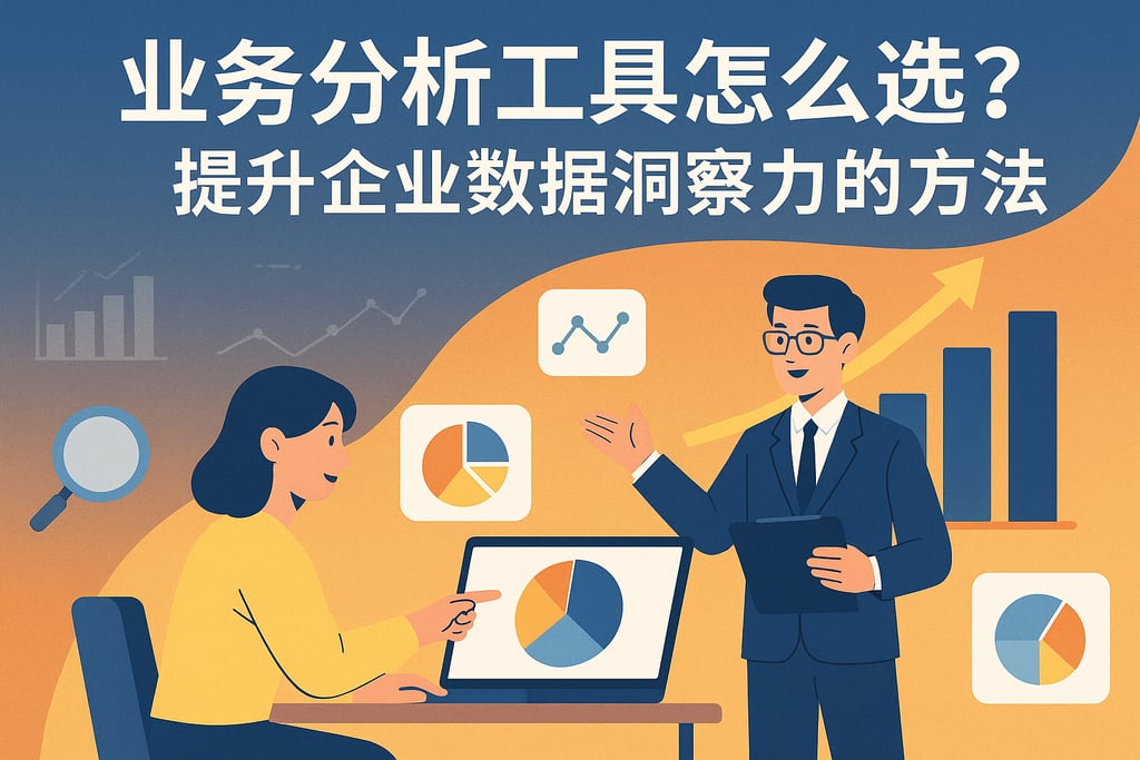 业务分析工具怎么选？提升企业数据洞察力的方法