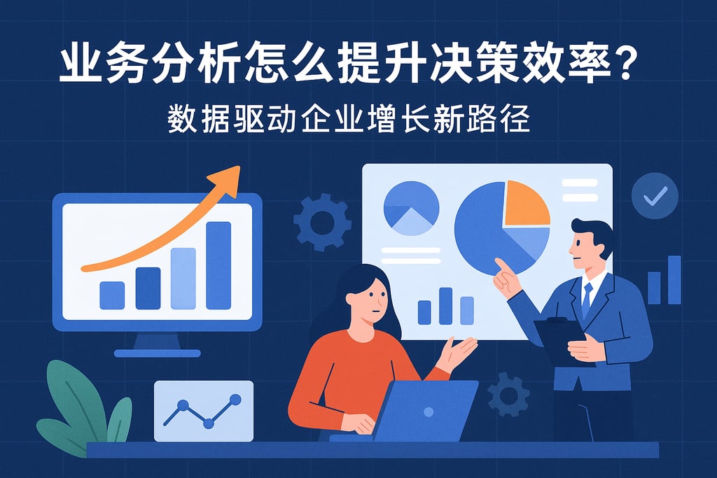 业务分析怎么提升决策效率？数据驱动企业增长新路径