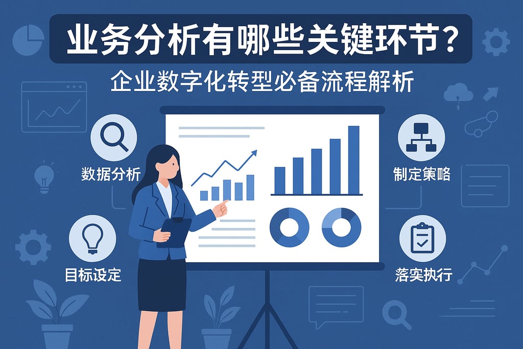 业务分析有哪些关键环节？企业数字化转型必备流程解析