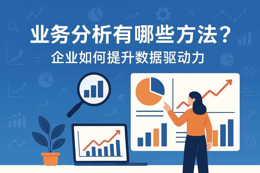 业务分析有哪些方法？企业如何提升数据驱动力