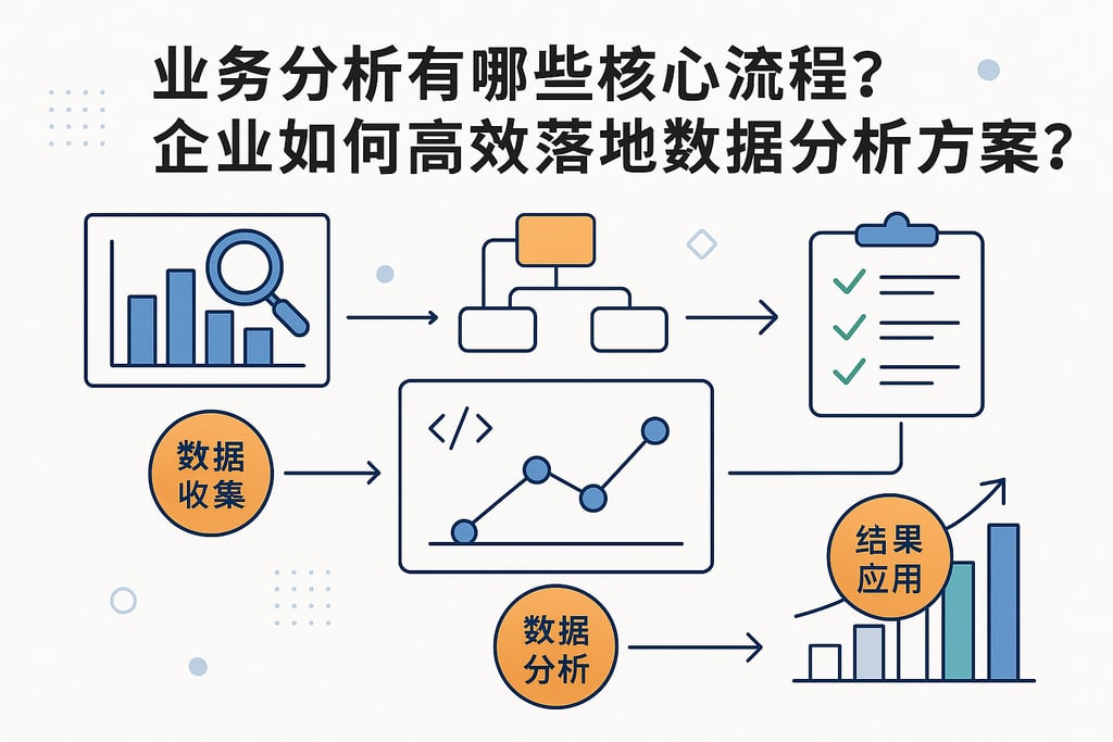 业务分析有哪些核心流程？企业如何高效落地数据分析方案