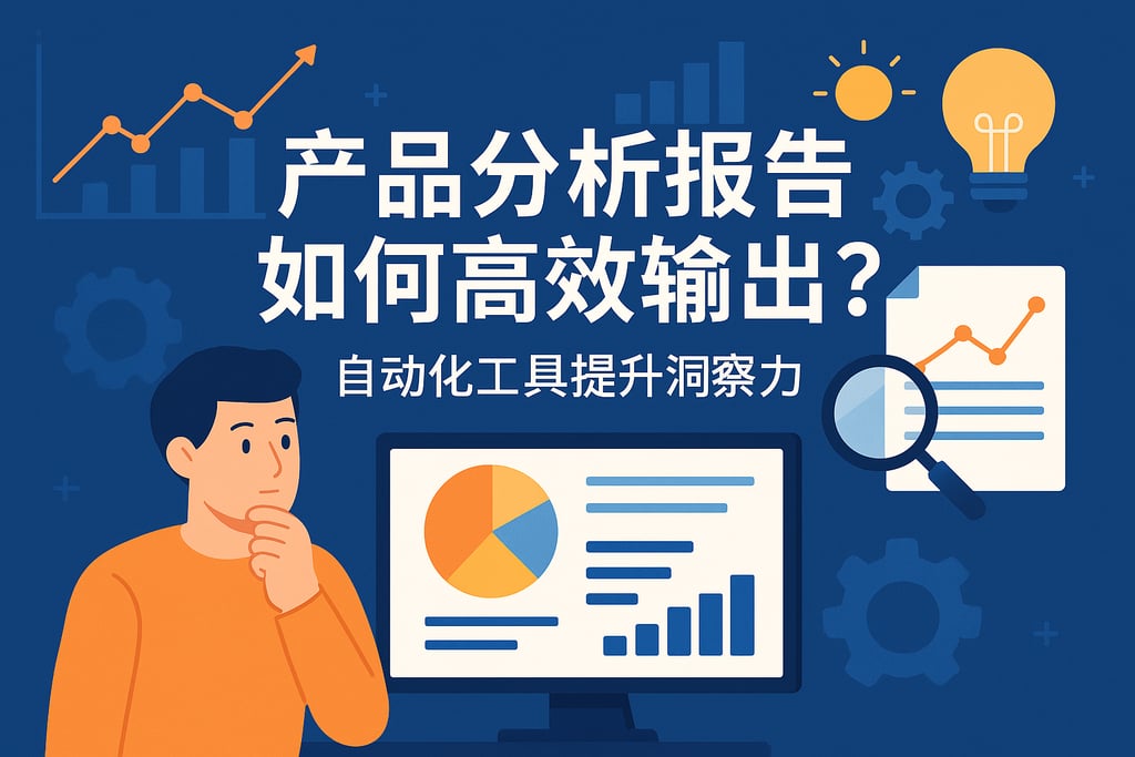 产品分析报告如何高效输出？自动化工具提升洞察力