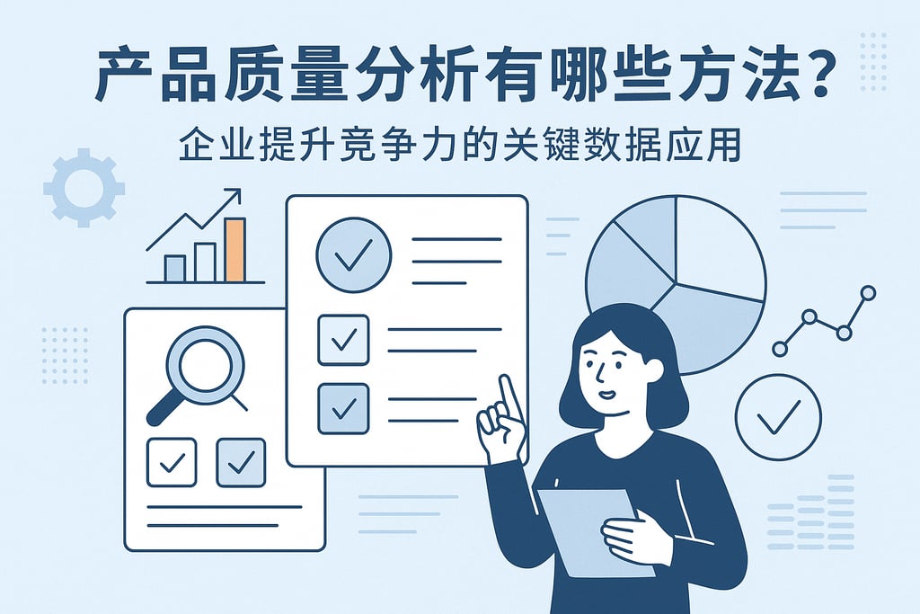 产品质量分析有哪些方法？企业提升竞争力的关键数据应用